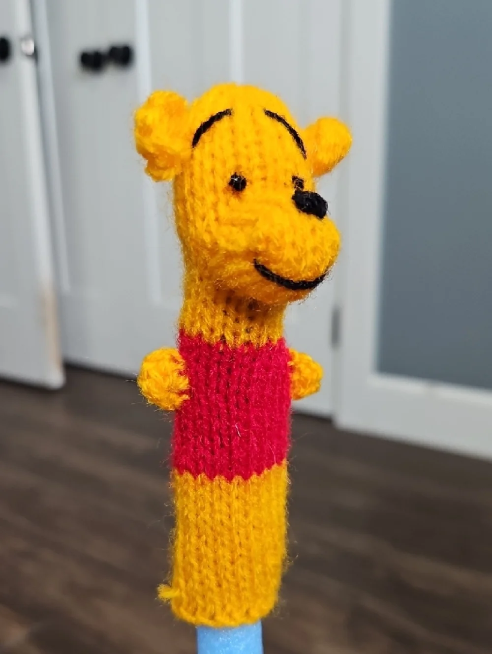 Hand-Knit Animal Finger Puppet Set of 11 Storytelling Toys